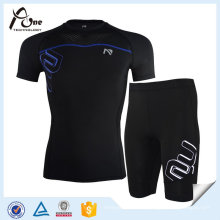 Le costume fait sur commande de compression d&#39;usure de remise en forme des hommes de sports de compression de sports